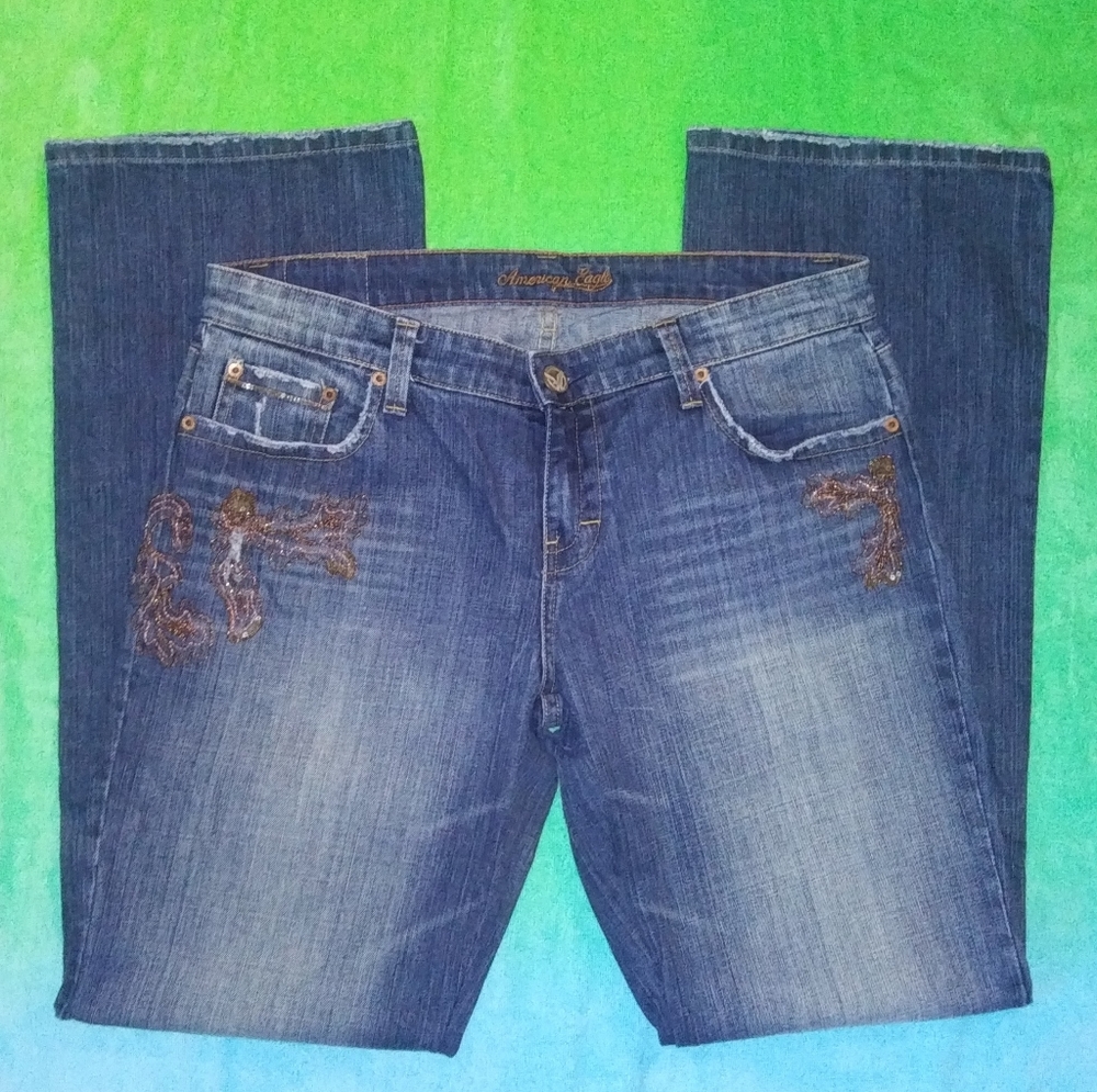 Vintage American Eagle Stretch Boot 10R